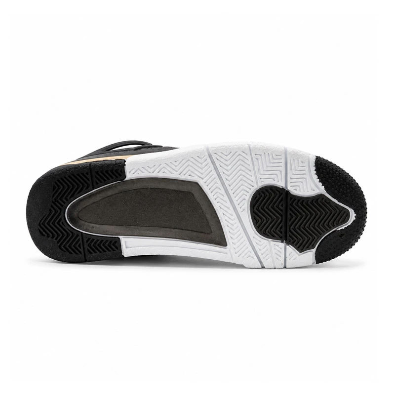 کفش و کتانی مردانه ساق‌دار مدل جردن NIKE AIR JORDAN 4 رنگ طوسی مشکی کد 2825