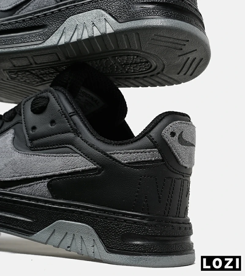 کفش کتانی مردانه و زنانه مشکی طوسی نایک NIKE AIR FORCE مدل 6426
