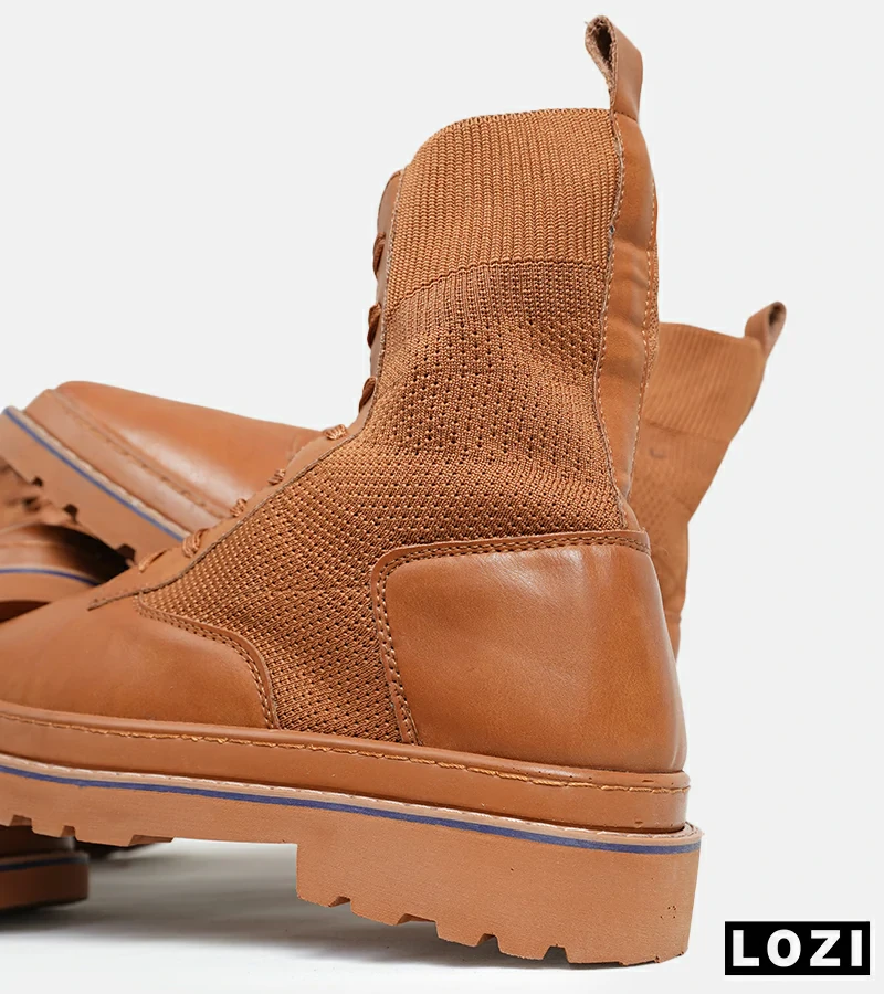 بوت ساق‌دار مردانه قهوه ای Timberland مدل 5776