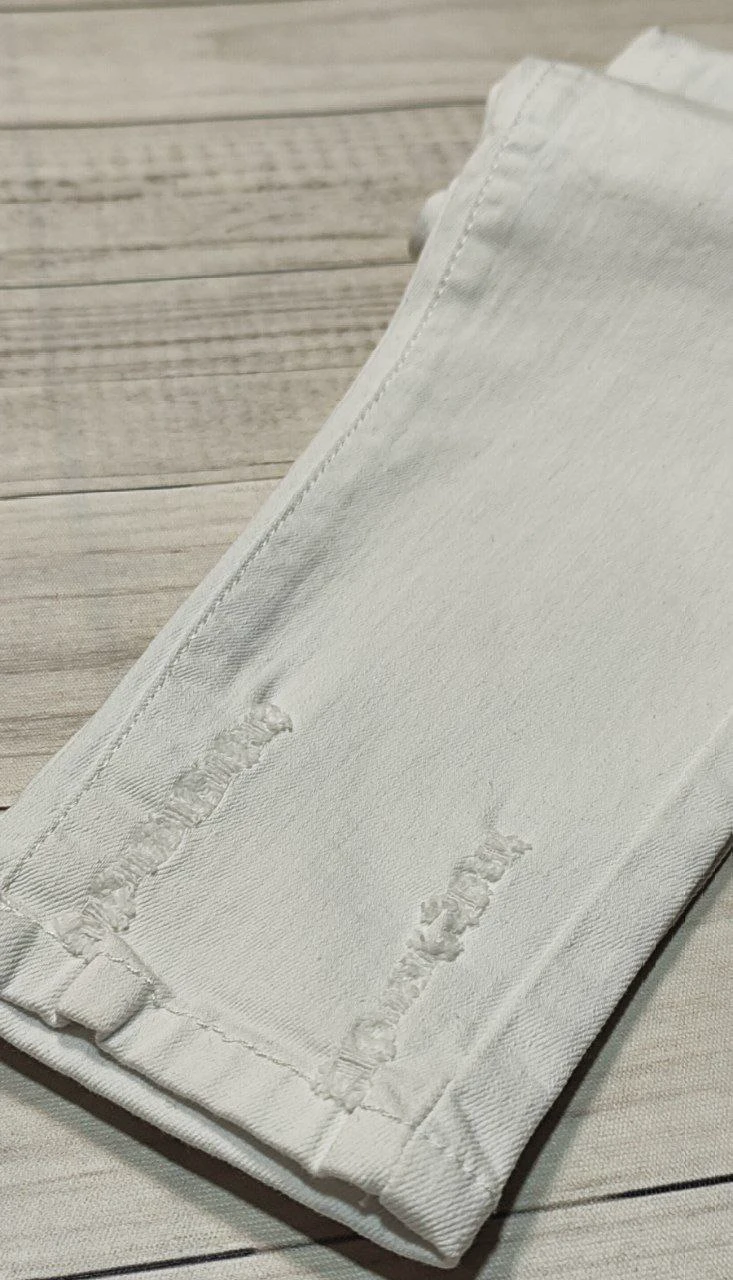 شلوار جین اسکینی دمپا زاپ‌دار کد 10160