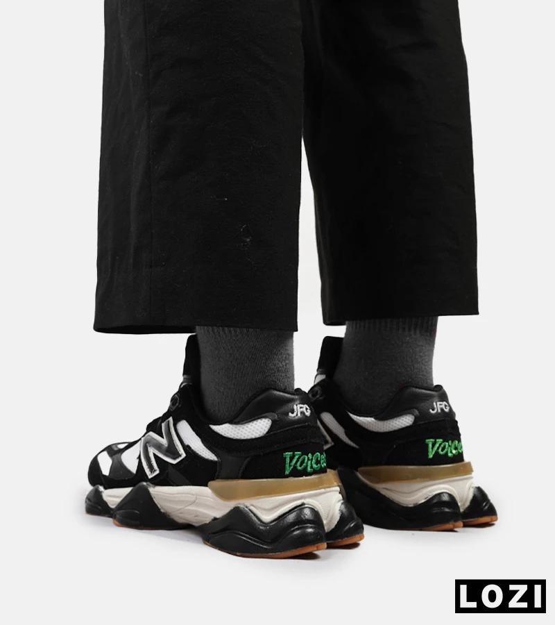 کفش کتانی مردانه و زنانه مشکی طوسی قهوه ای NEW BALANCE 9060 مدل 4973