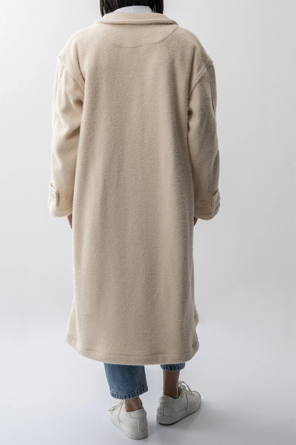 پالتو بلند یقه برگردان زنانه