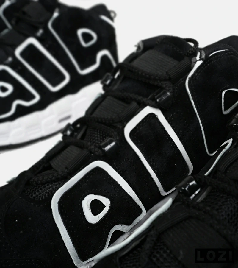 کفش کتانی مردانه و زنانه مشکی سفید NIKE Air More Uptempo '96 مدل 6536