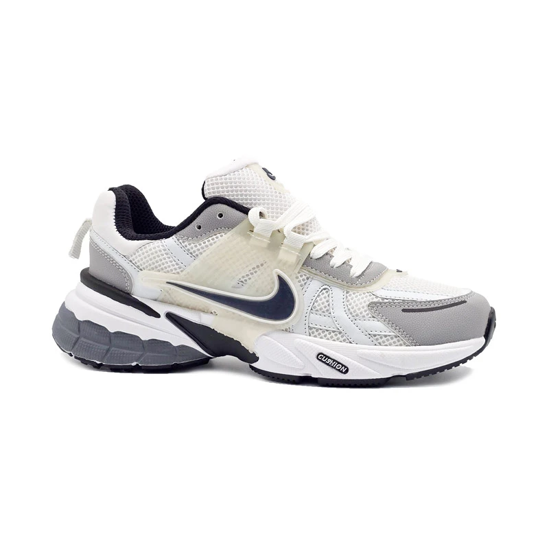 کفش و کتانی اسپرت مردانه مدل نایک کوشلون NIKE V2K رنگ سفید طوسی کد 43328