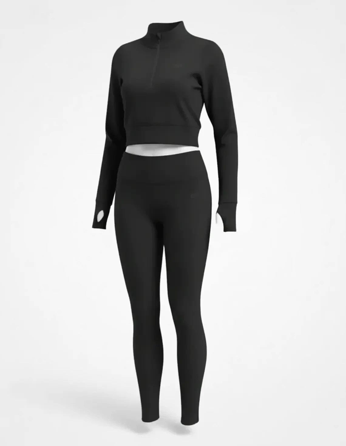 نیم‌تنه آستین بلند+لگ ورزشی زنانه آلو Hyper Fit W