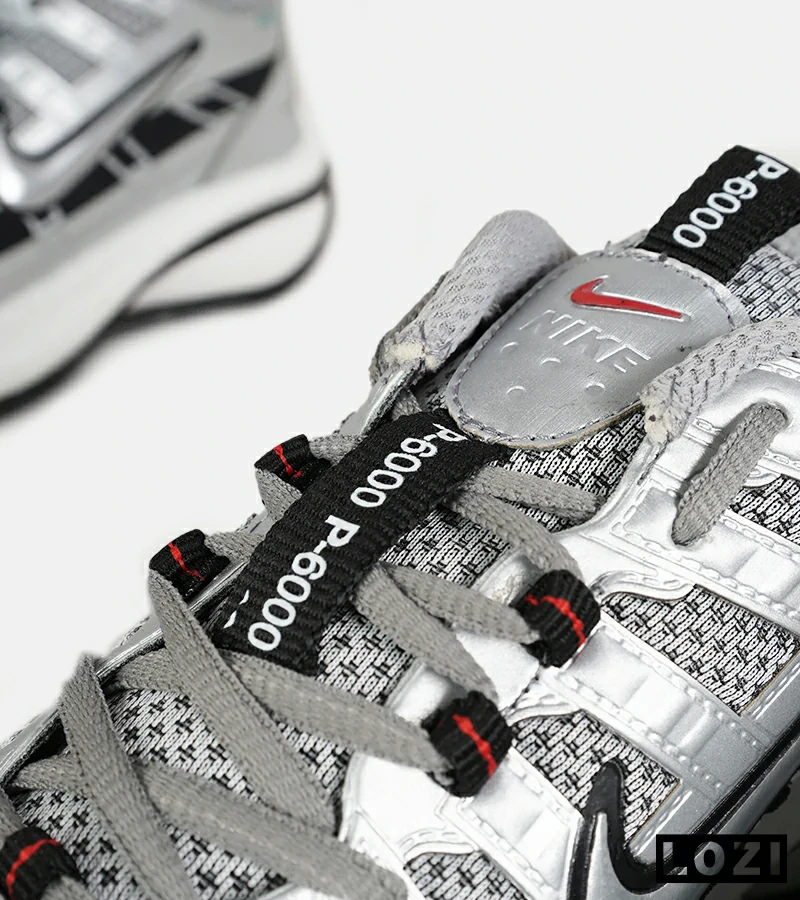 کفش کتانی مردانه و زنانه طوسی نایک NIKE P-6000 مدل 7391