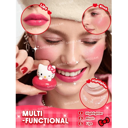 رژگونه کرمی شیگلم مدل هلو کیتی رنگ PURRITY