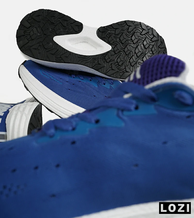 کفش کتانی آبی سفید HOKA مدل 7332