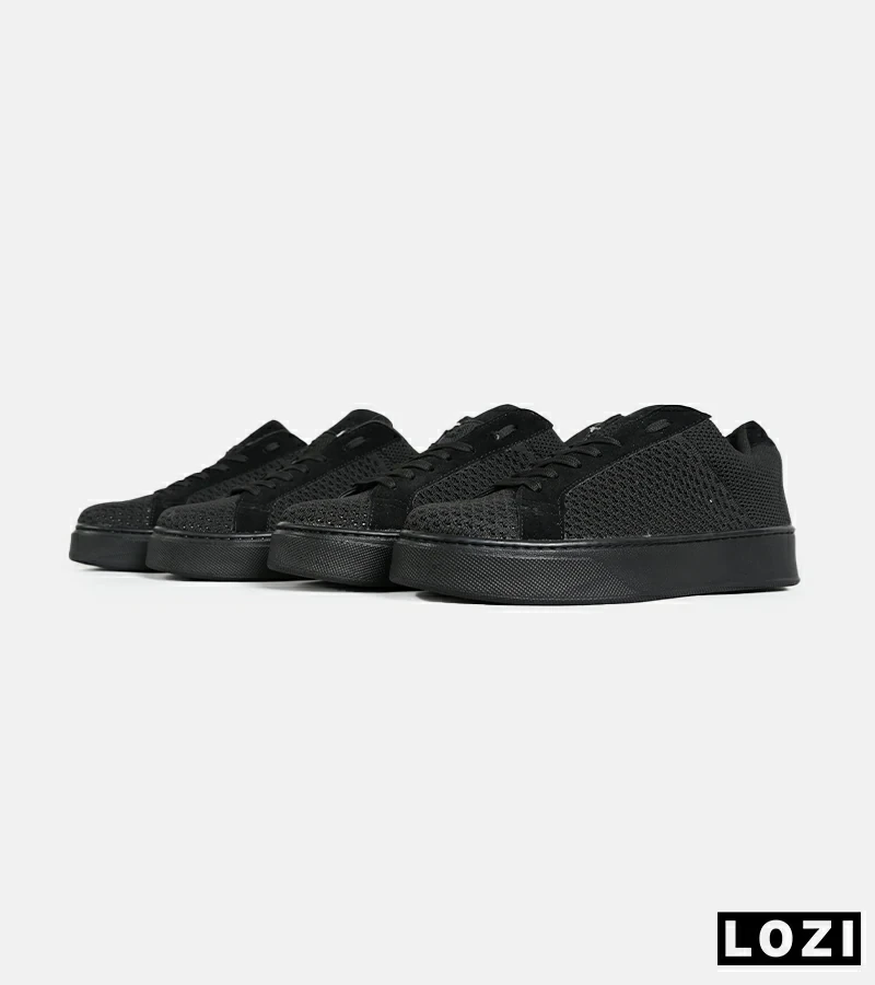کفش کتانی کژوال مردانه مشکی ZARA مدل 7146