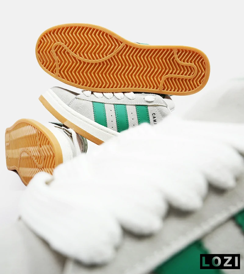 کفش کتانی مردانه طوسی سبز ADIDAS Campus مدل 4686