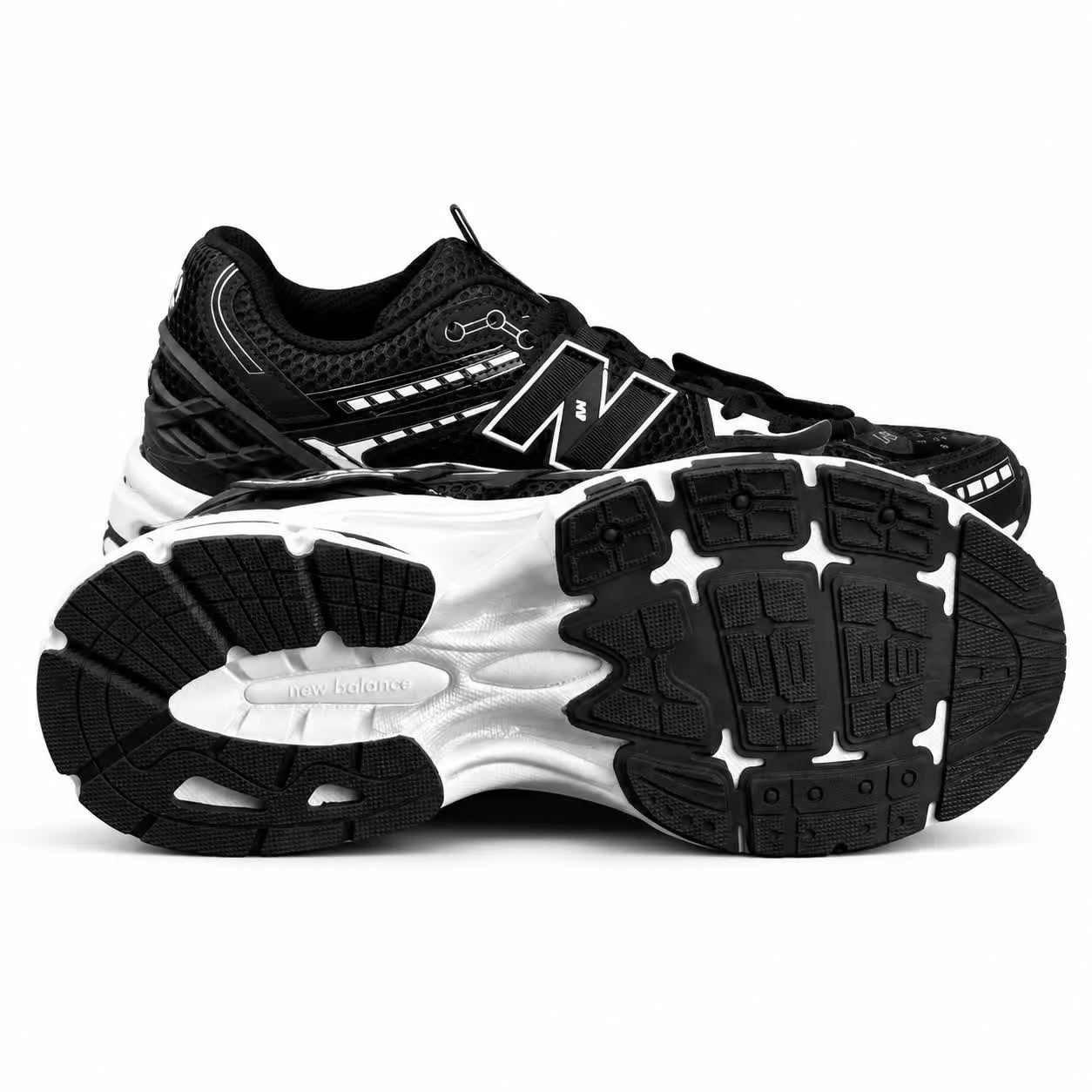 کتانی مردانه نیوبالانس 1906مشکی سفید 2 New BALANCE 1906A