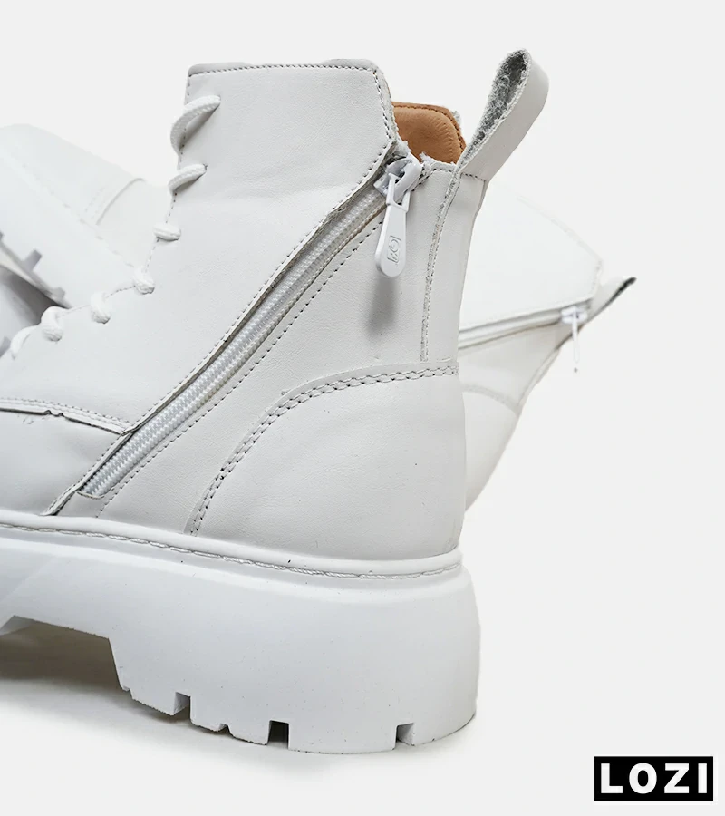 نیم بوت چرمی مردانه سفید Timberland مدل 5942