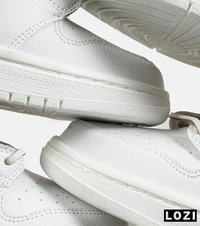 کفش کتانی مردانه و زنانه سفید NIKE jordan 1 مدل 7280