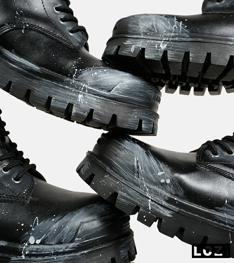 بوت مردانه مشکی BALENCIAGA Splash مدل 6747