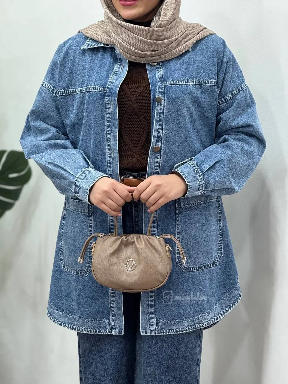 کت جین بلند پاییزه کیمیا