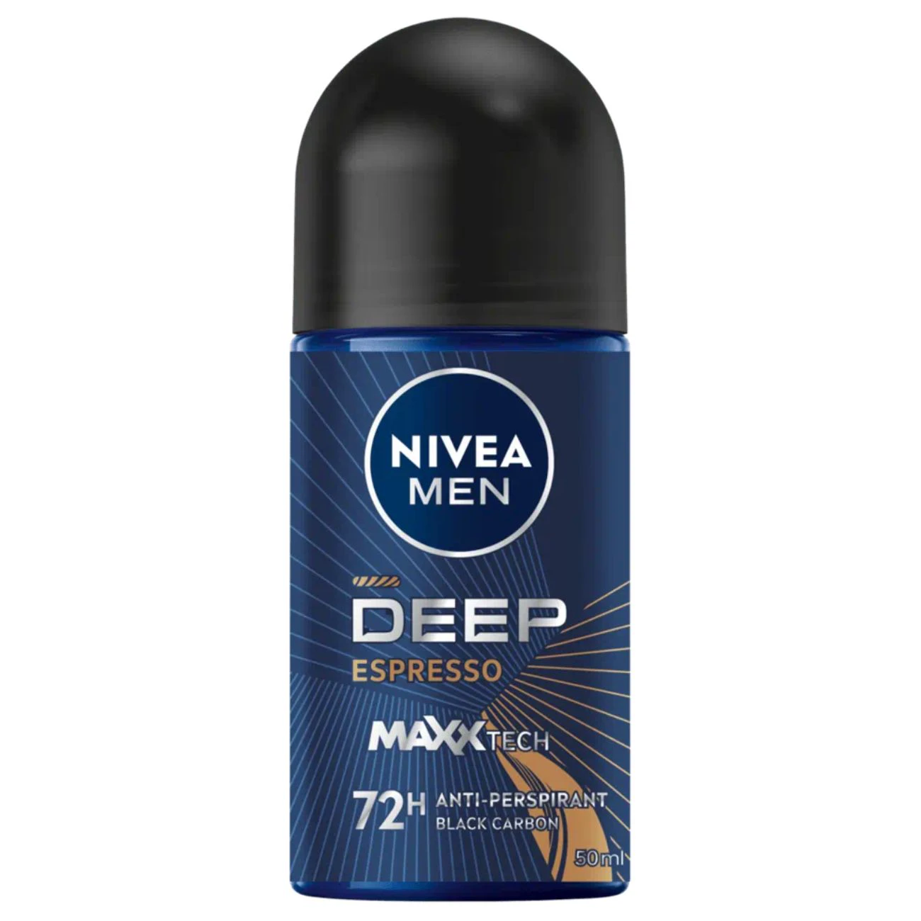 رول ضد تعریق مردانه نیوآ NIVEA مدل Deep Espresso 72H آنتی باکتریال 50ml