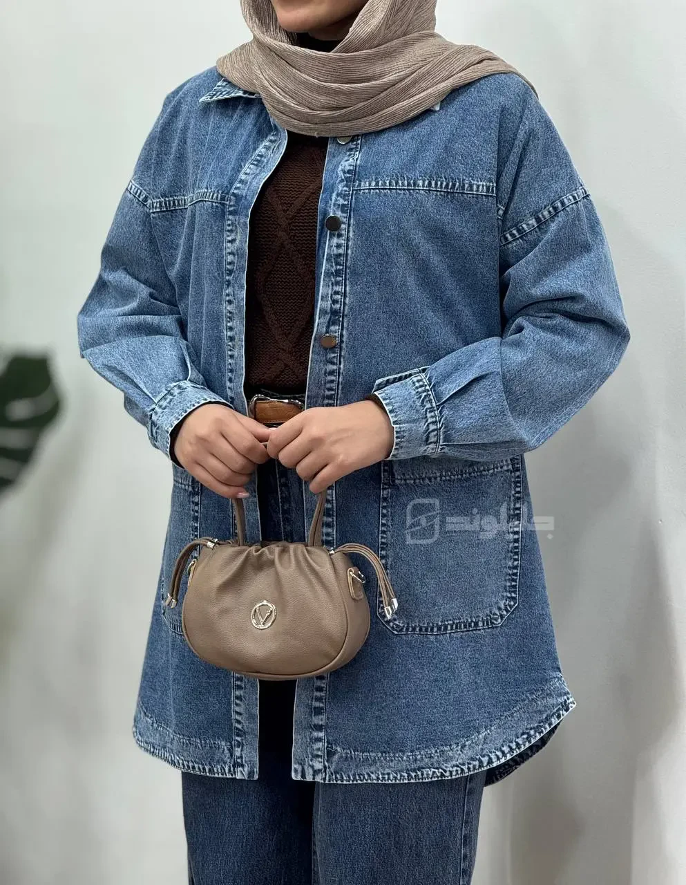 کت جین بلند پاییزه کیمیا