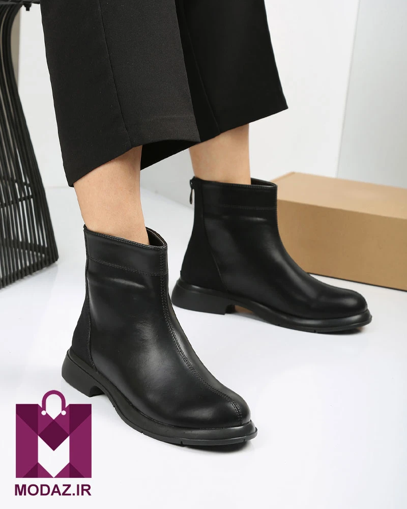 نیم بوت زنانه زمستانه چرمی BOOT 8410