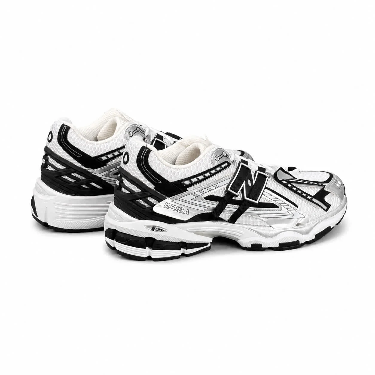 کتانی بزرگ پا نیوبالانس 1906 طوسی مشکی سفید New BALANCE 1906