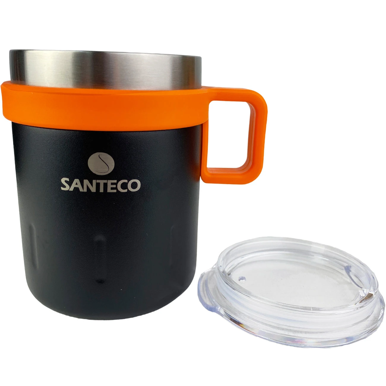 ماگ دوجداره درب دار سانتکو SANTECO مدل HM-350 ظرفیت 350 میلی لیتر