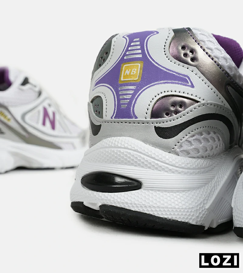 کفش کتانی مردانه و زنانه سفید بنفش NEW BALANCE 1064 V.2