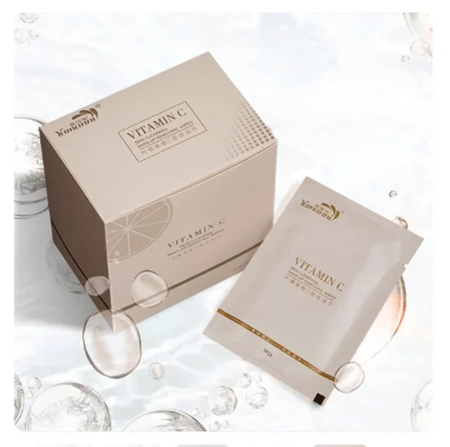 دستمال مرطوب پاک کننده آرایش ساشه ای ویتامین سی 30 عددی