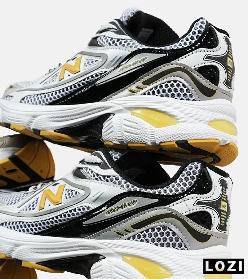 کفش کتانی مردانه و زنانه طوسی مشکی خردلی NEW BALANCE 1064 V.2 مدل 6664