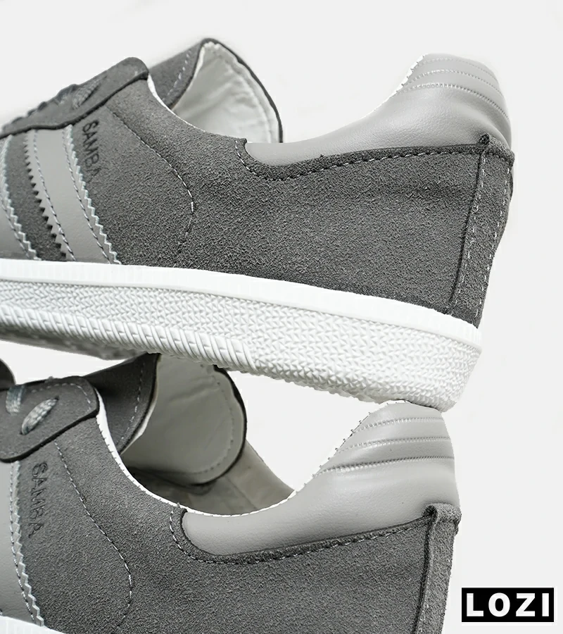 کفش کتانی مردانه و زنانه طوسی ADIDAS Samba مدل 7298