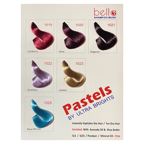 شامپو رنگ مو ساشه ایی BELLA رنگ کرنبری شماره 1019 30 میل
