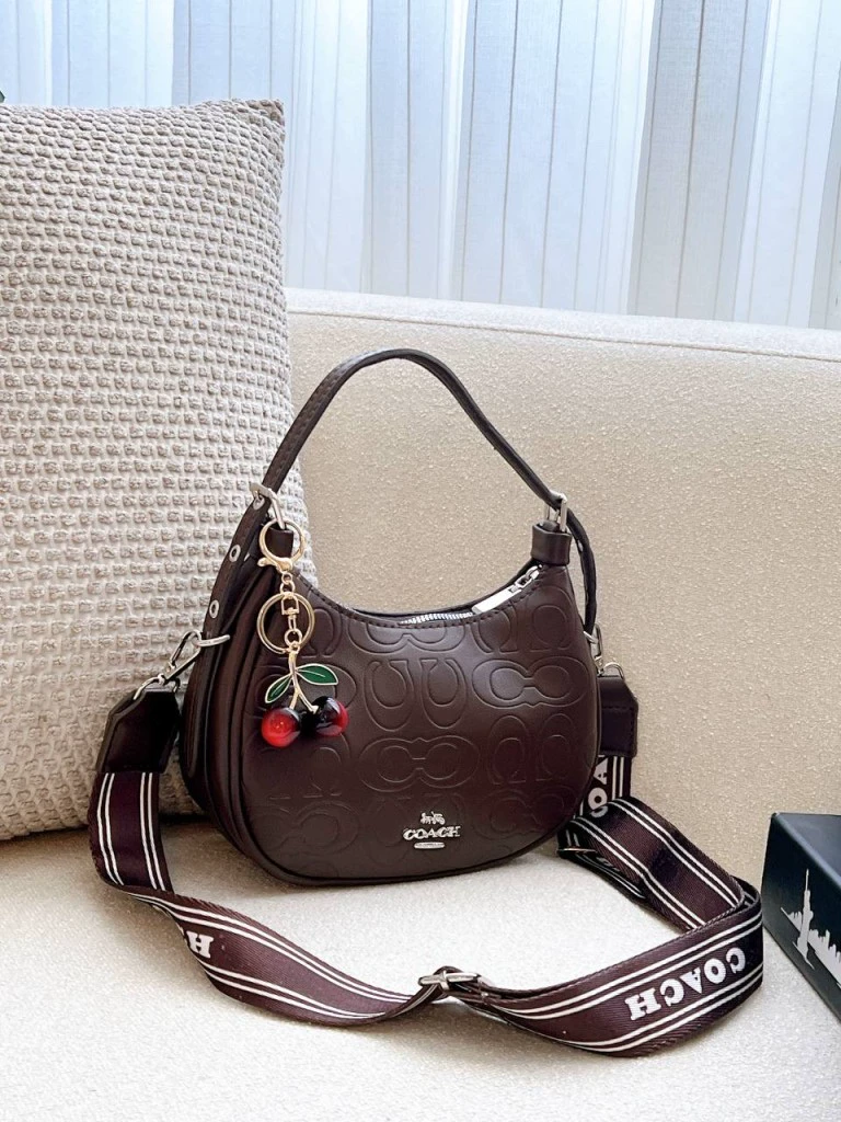 کیف نیم گرد آلبالو 3612 (قهوه ای)