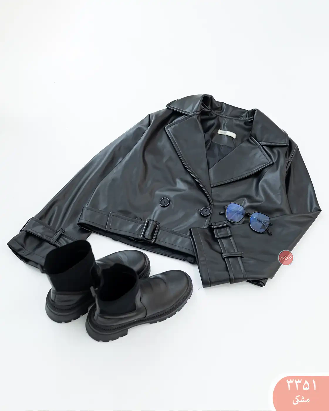 کت کراپ چرم 3351