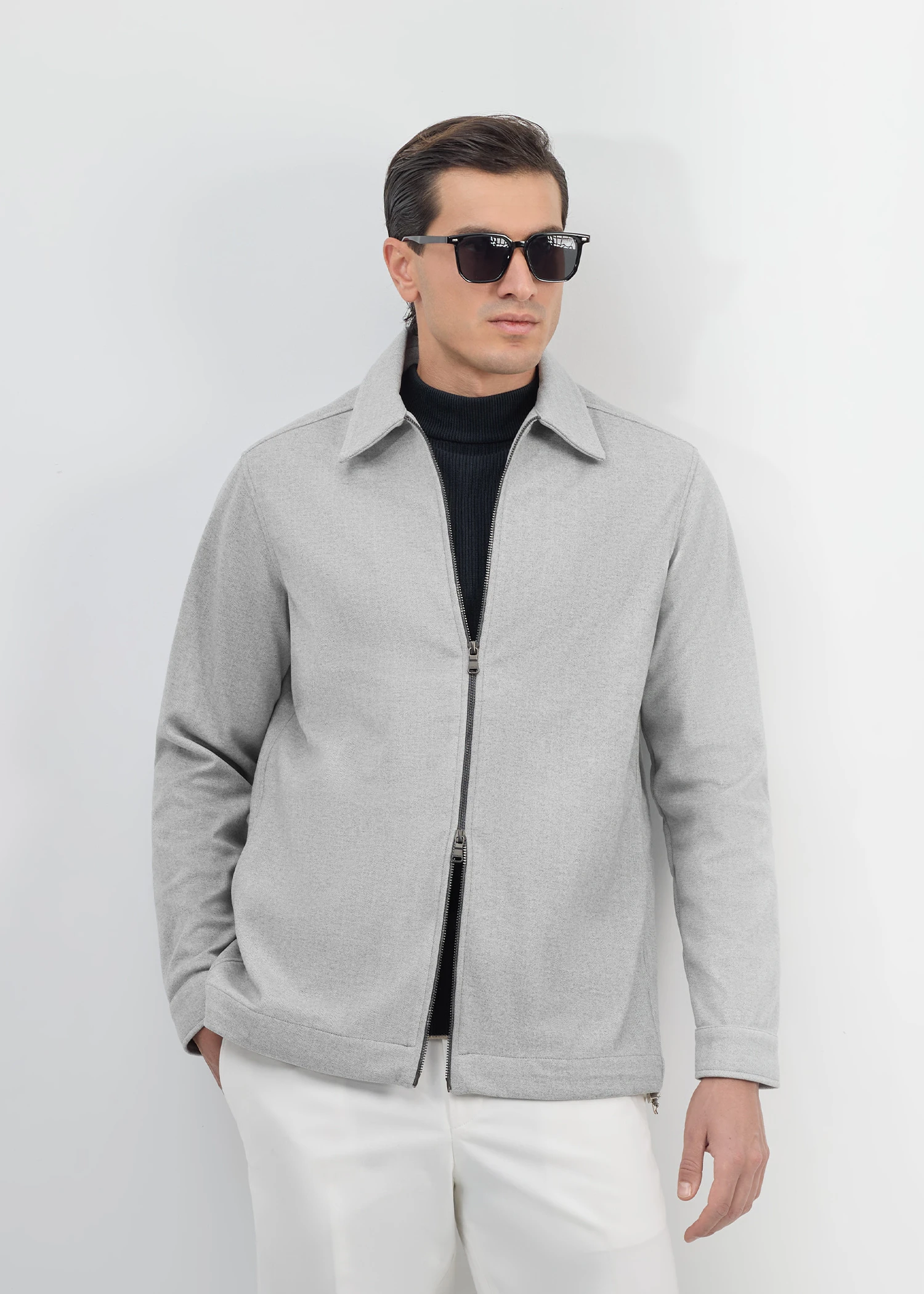 کت زیپ‌دار Wool