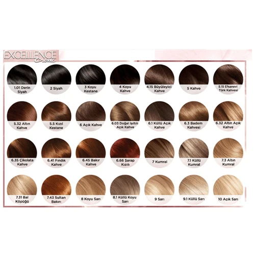 کیت رنگ مو فرانسوی Excellence لورال شماره 200