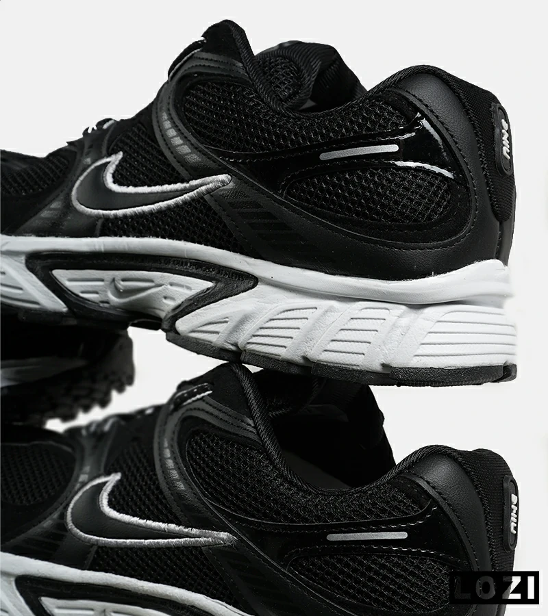 کفش کتانی مردانه و زنانه مشکی سفید نایک NIKE v5 RNR مدل 7329