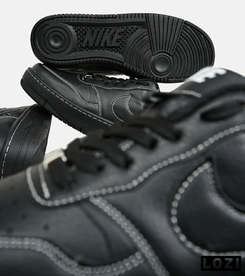 کفش کتانی بزرگ پا مشکی نایک Nike Gama Force Sail مدل 6684