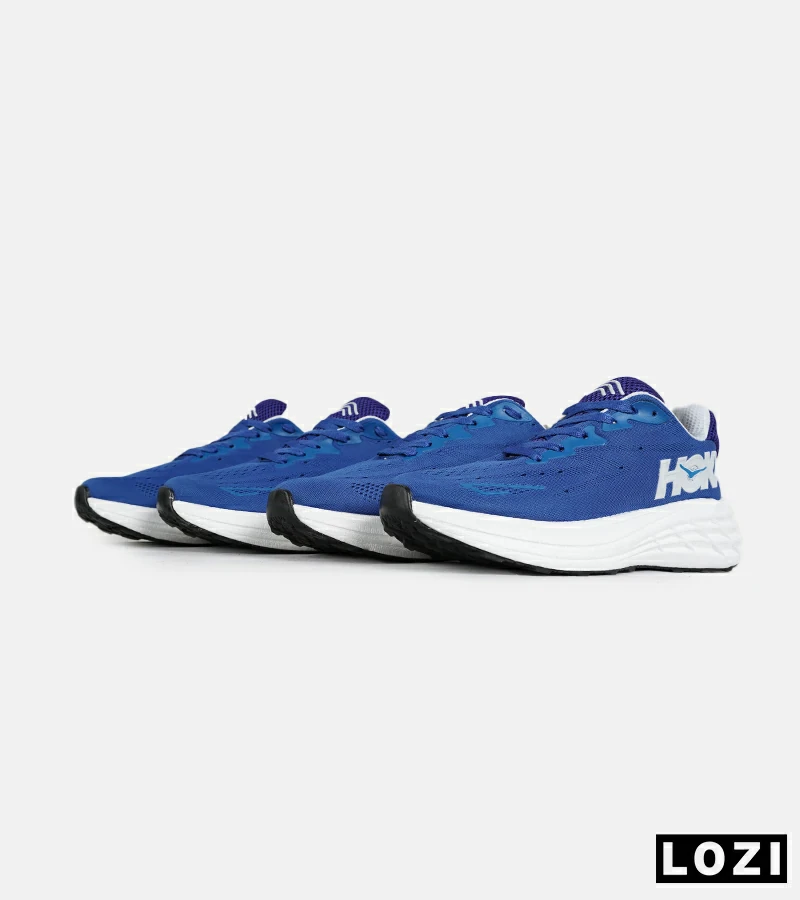 کفش کتانی آبی سفید HOKA مدل 7332