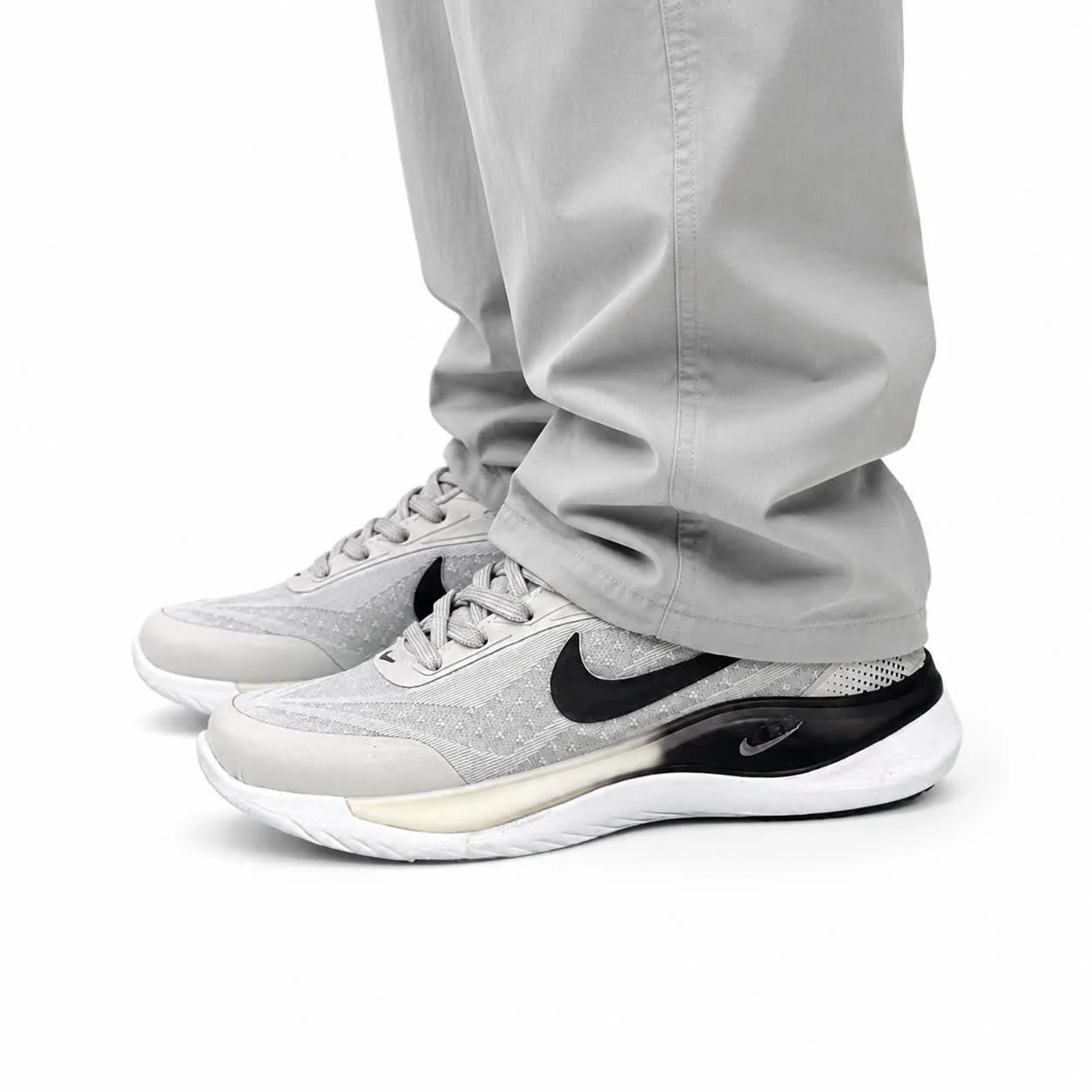 کفش کتانی مردانه مدل نایکی طوسی مشکی NIKE New