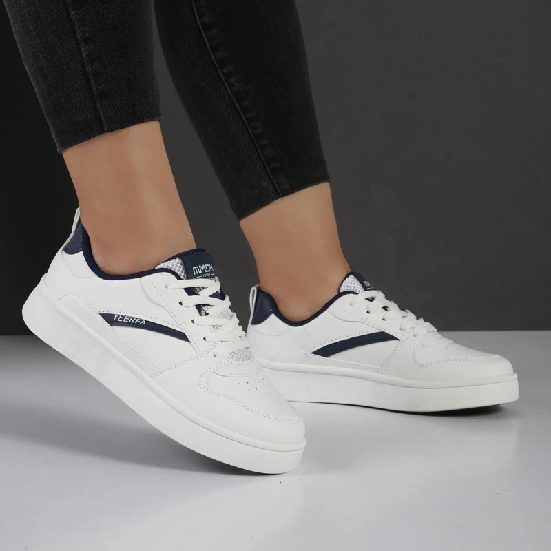 کفش اسپرت و راحتی زنانه و دخترانه رنگ سفید کد M808