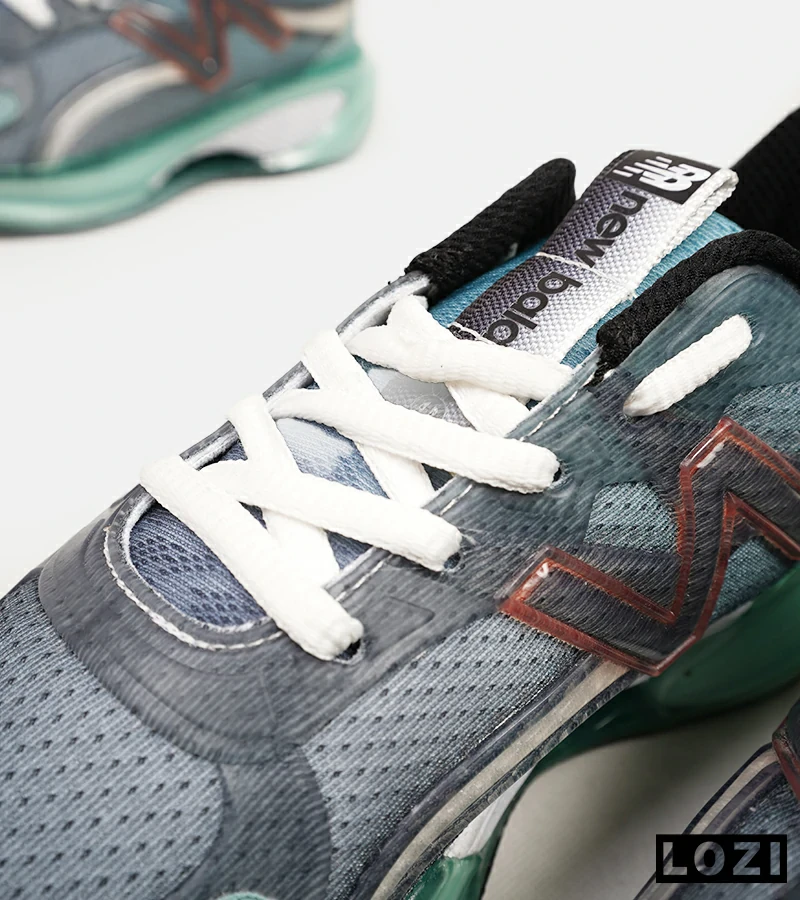 کفش کتانی مردانه و زنانه طوسی سبز NEW BALANCE More Trail v3 مدل 5240