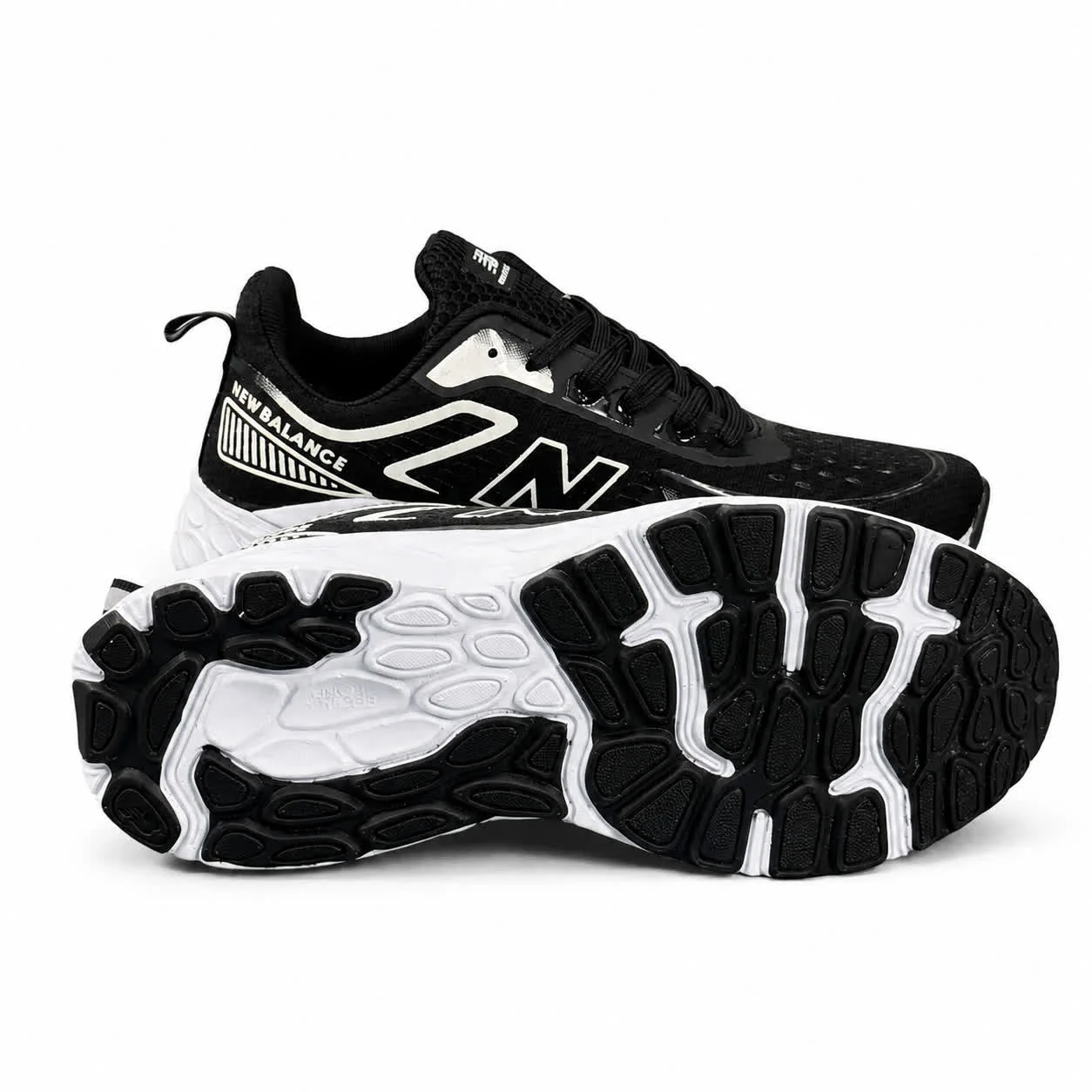 کتانی مردانه مدل نیوبالانس رانینگ مشکی سفید New Balance