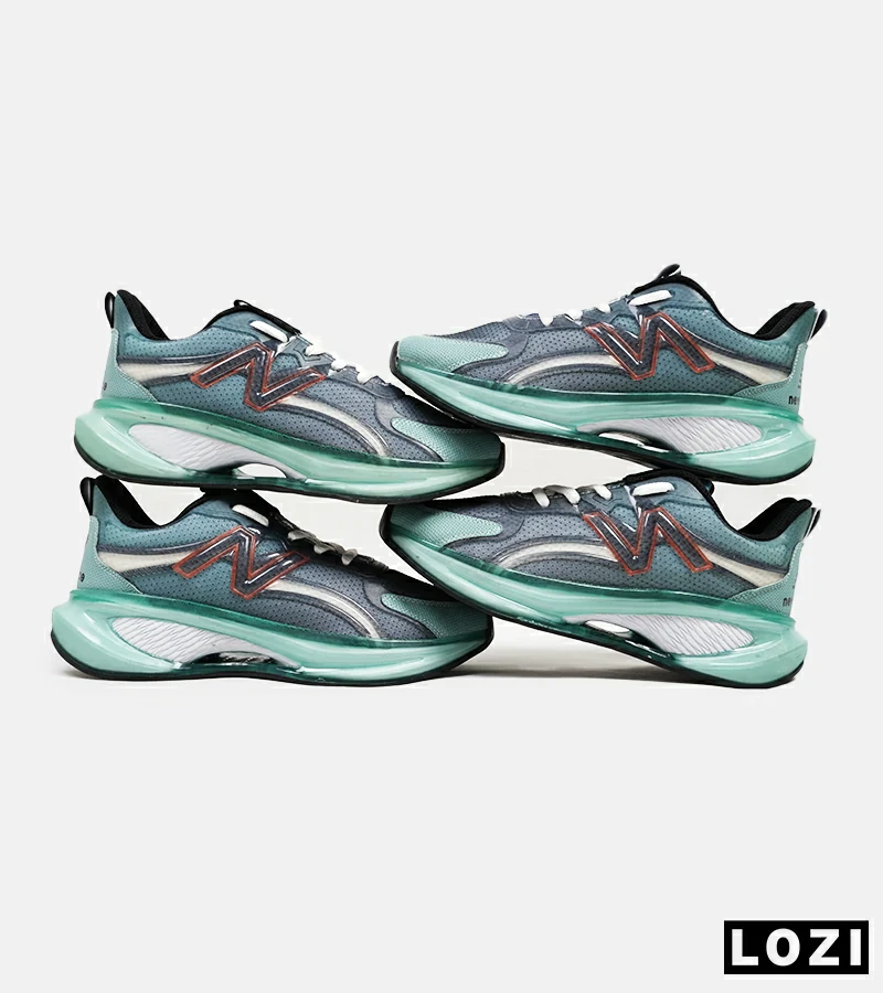 کفش کتانی مردانه و زنانه طوسی سبز NEW BALANCE More Trail v3 مدل 5240