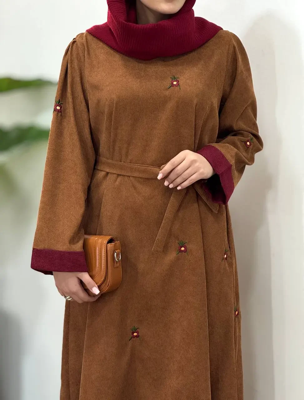 پیراهن مانتویی گلدوزی بهین 1