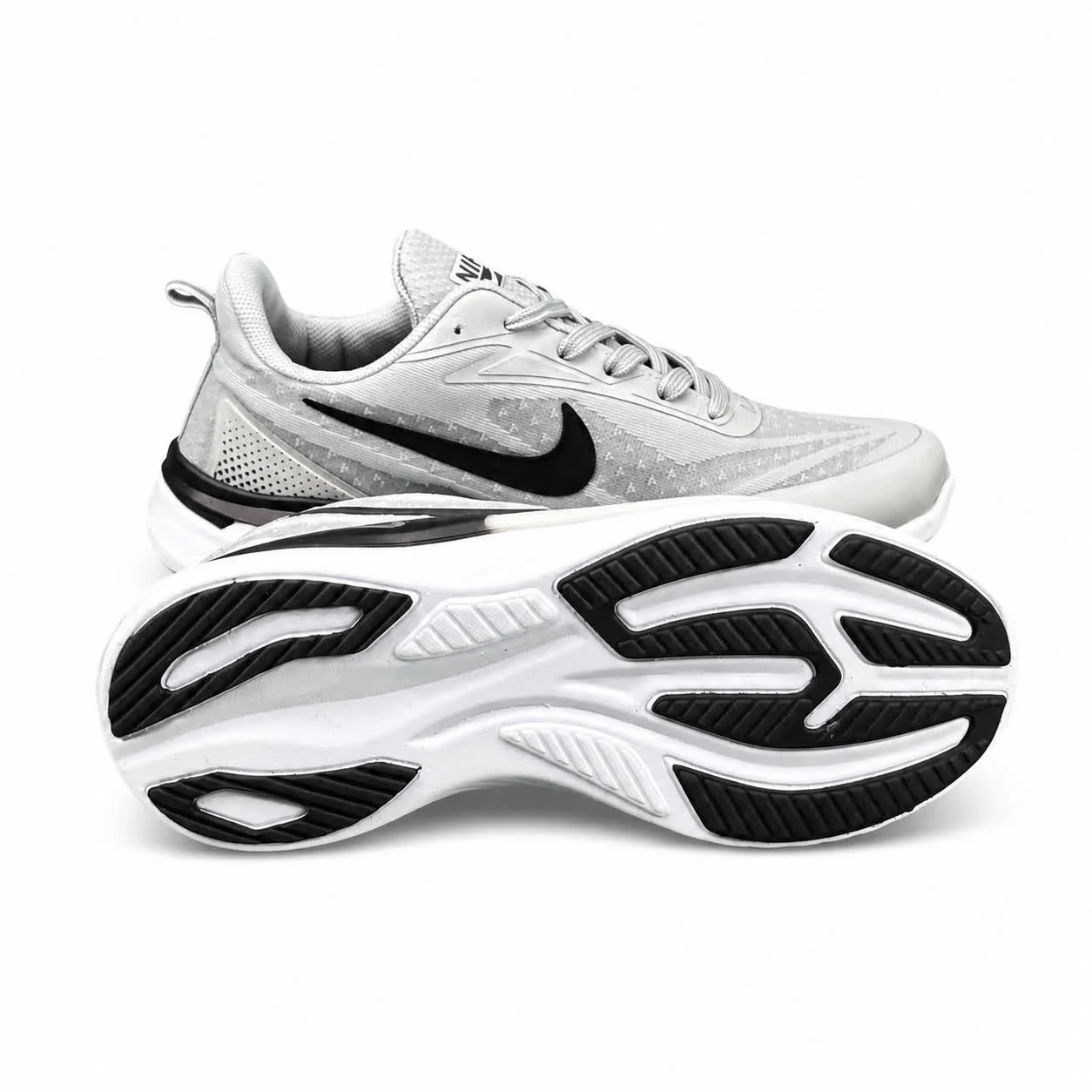 کفش کتانی مردانه مدل نایکی طوسی مشکی NIKE New