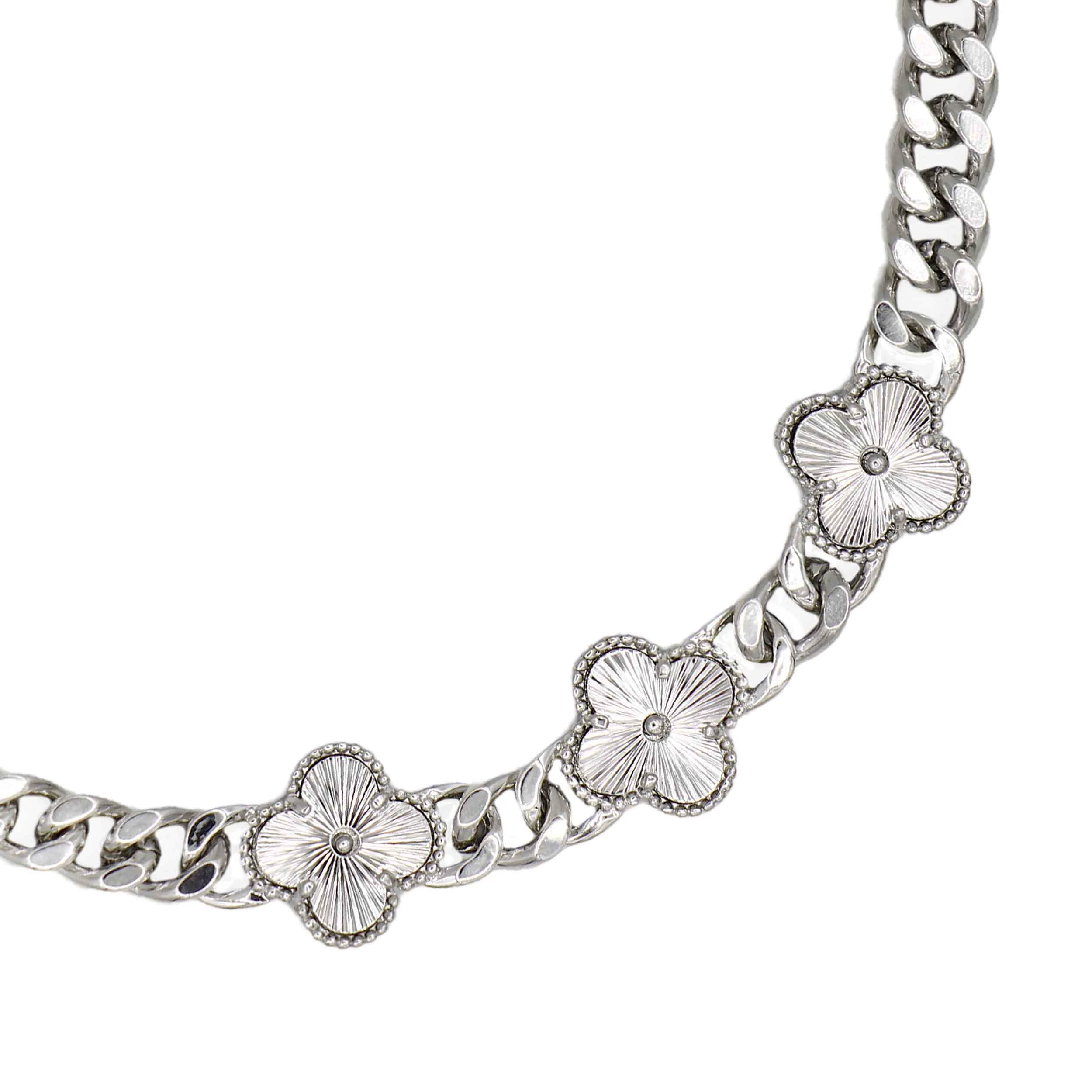 گردنبند زنانه ونکلیف سه گل