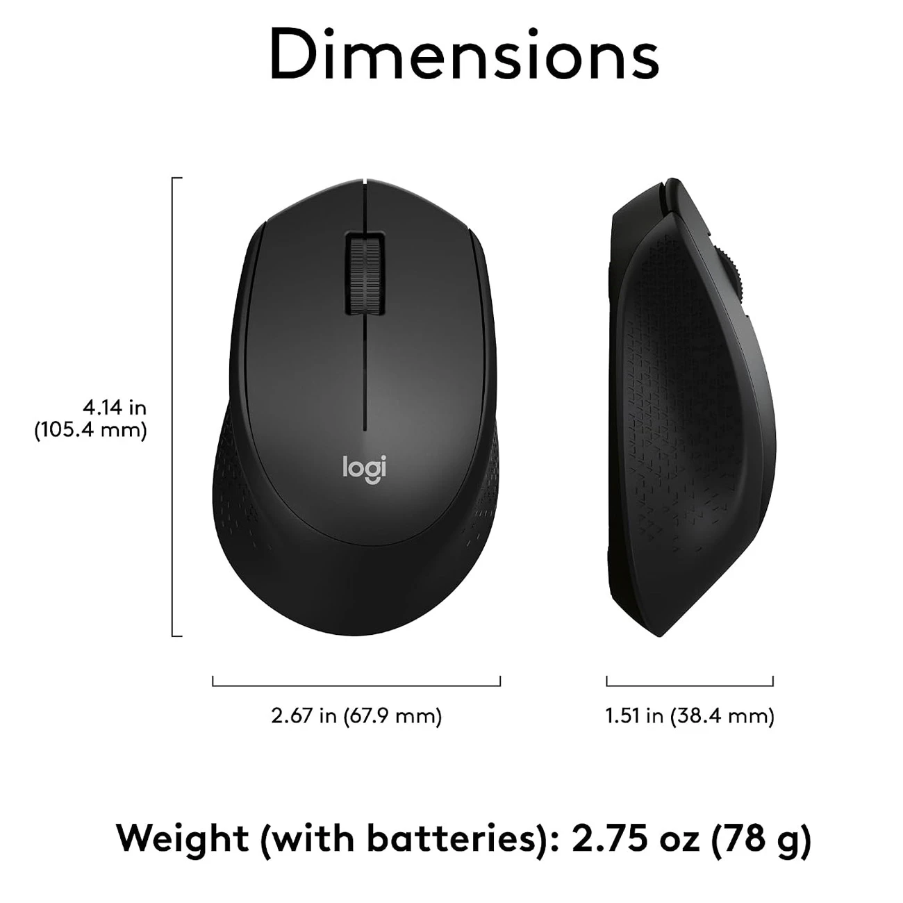 ماوس بی سیم لاجیتک Logitech مدل M330 کم صدا