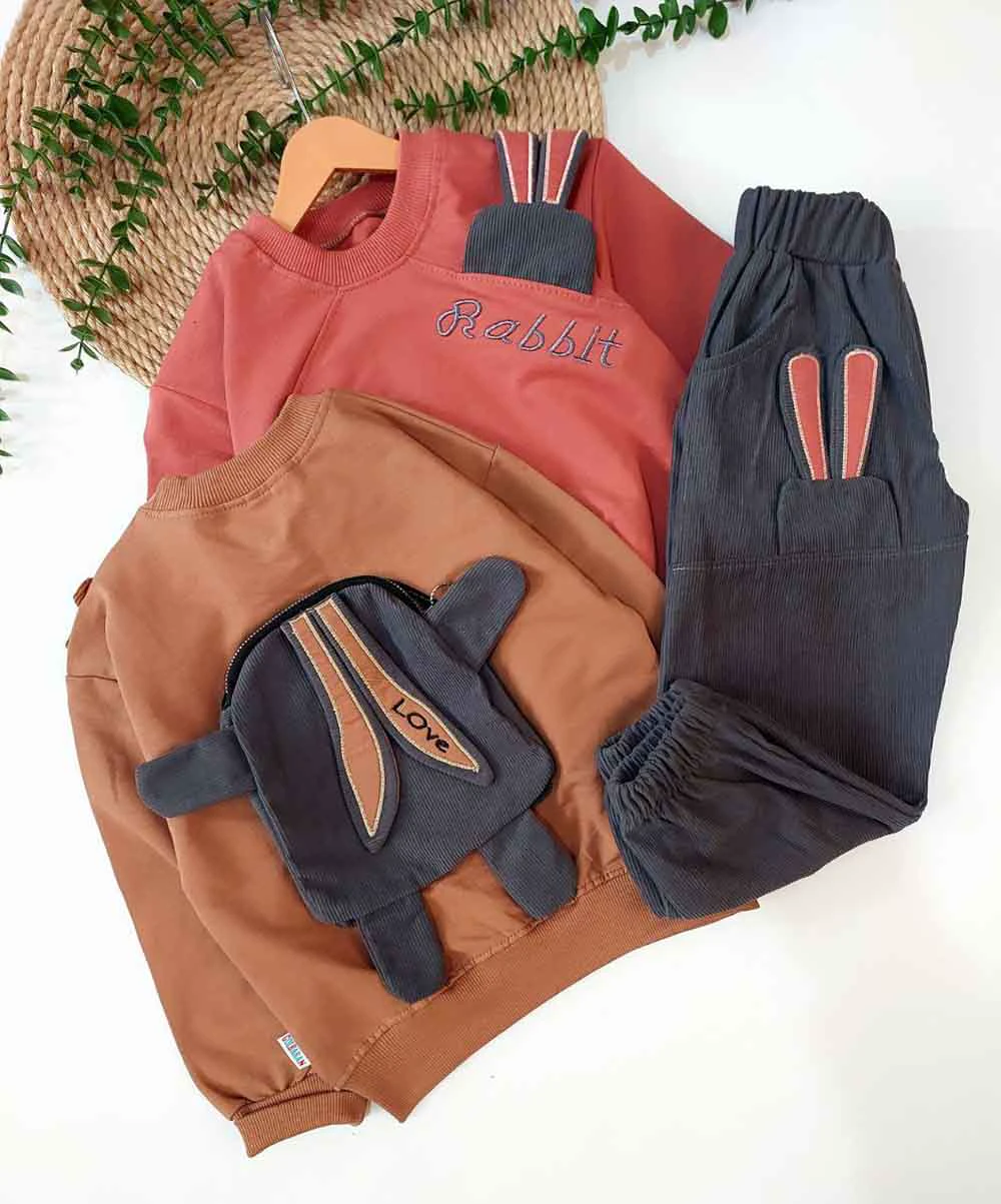 بلوز شلوار بچگانه طرح رابیت