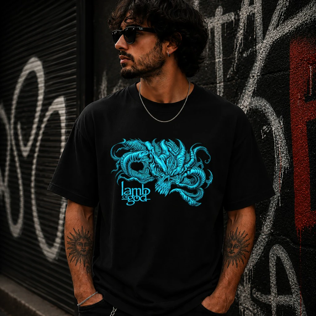 تیشرت طرح لمب آو گاد lamb of God کد 12