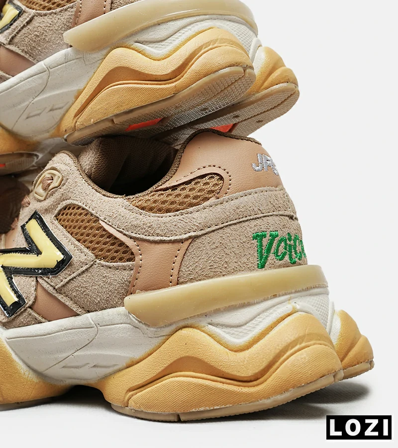 کفش کتانی مردانه کرم قهوه ای NEW BALANCE 9060 مدل 4758