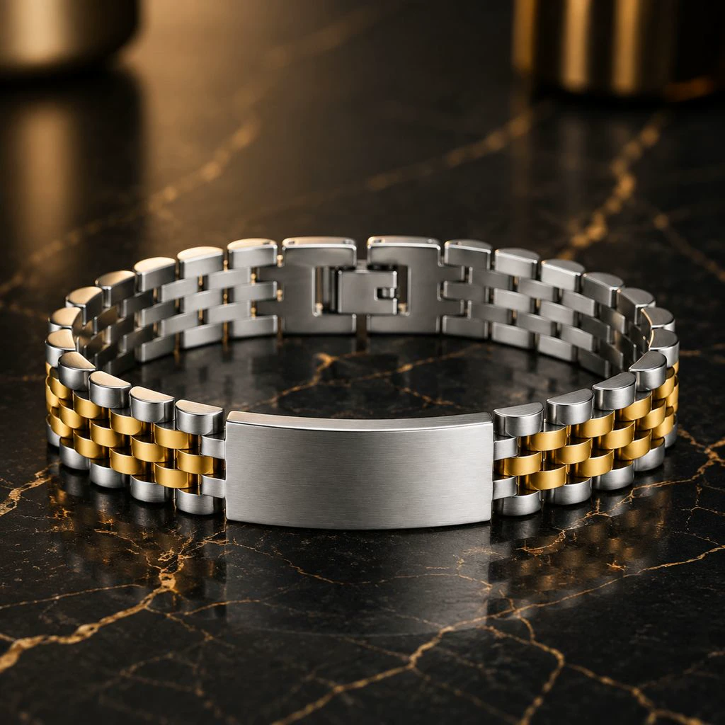 دستبند Rolex مدل Date Just-طلایی