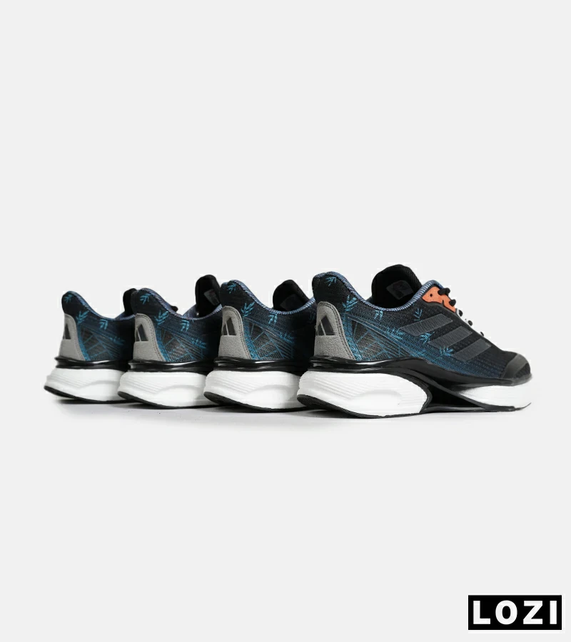 کفش کتانی مردانه و زنانه سرمه ای مشکی Adidas PureBoost v02 مدل 7025